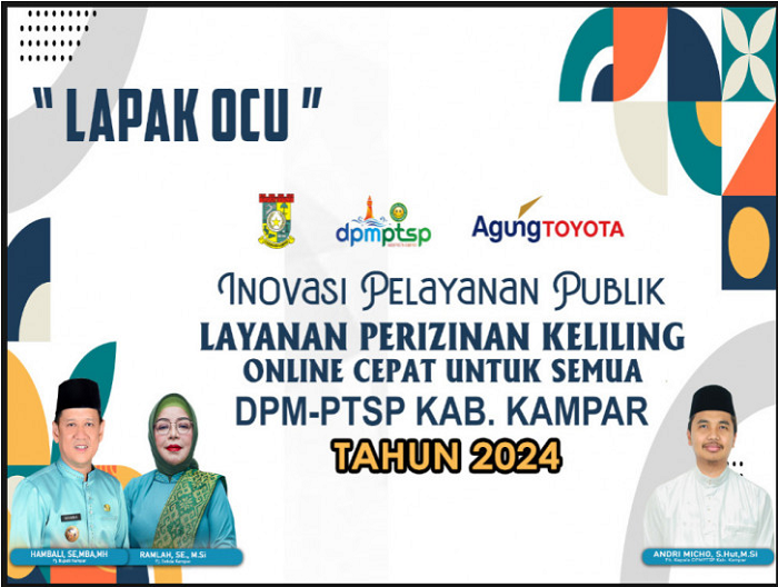 Melalui Inovasi LAPAK OCU Layanan Perizinan Keliling Online Cepat Untuk Semua