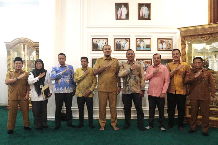 Bupati Inhu Dukung Penguatan Kelembagaan KPU