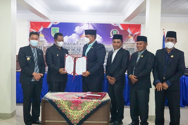 SAH! APBD Rohil Tahun 2022 Ditetapkan Sebesar Rp 2 Triliun