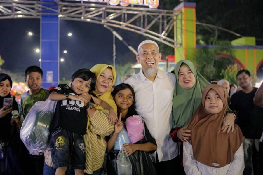 Wali Kota Dumai Bersama Keluarga Sapa Hangat Masyarakat di Semarak Dumai Expo Tahun 2026