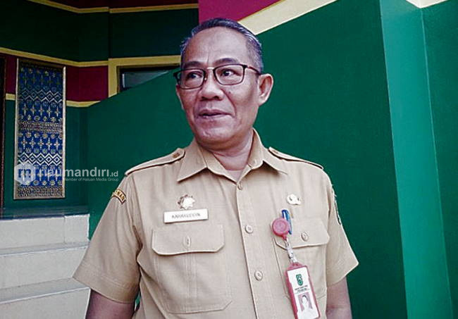 Maaf-Maaf Nih! Disdik Riau Tidak akan Layani Tamu yang Tidak Memakai Masker