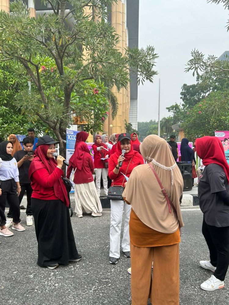 DP3AP2KB Ajak Warga Pekanbaru Cegah Stunting Saat CFD