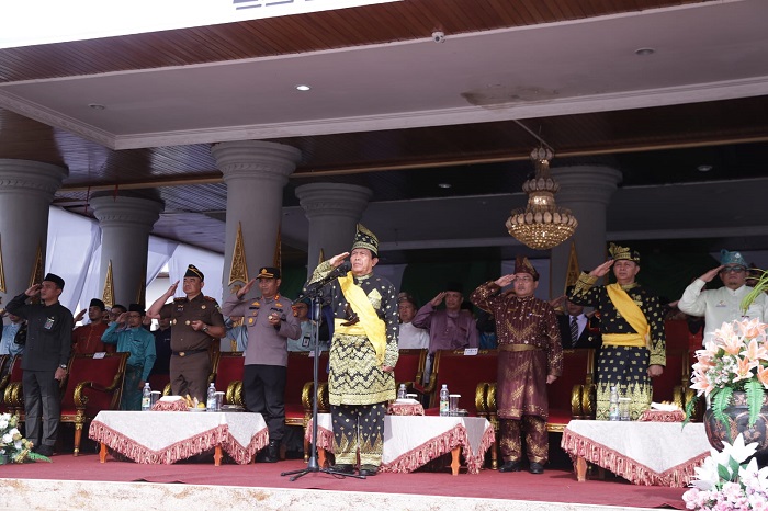 Bupati  Sukiman Jadi Irup Peringatan HAB Ke - 77, Kakan Kemenag Rohul Harap Terjalinnya Kerukunan Umat untuk Stabilitas Pembangunan
