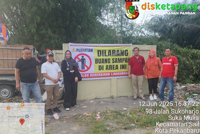 DKP Tuntaskan Pembersihan TPS Lapangan Sukoharjo Sail, Lurah dan RW Sampaikan Terima Kasih
