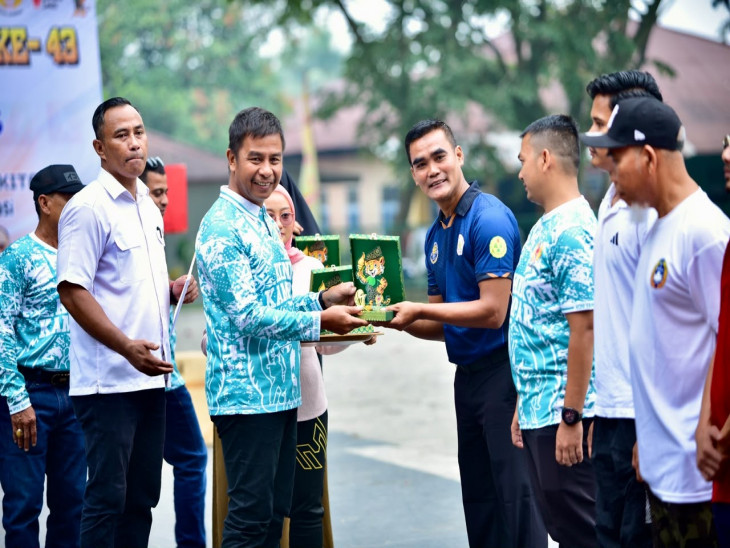 Laksanakan Upacara HAORNAS Ke 43 Tahun 2026, Pemda Kampar Dukung Terwujudnya Masyarakat Aktif Dan Bugar