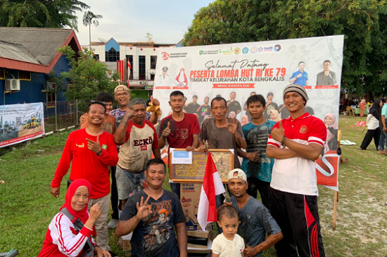 Antusias Warga dan Ratusan Doorprize Warnai Perayaan HUT Ke-79 RI Kelurahan Kota Bengkalis
