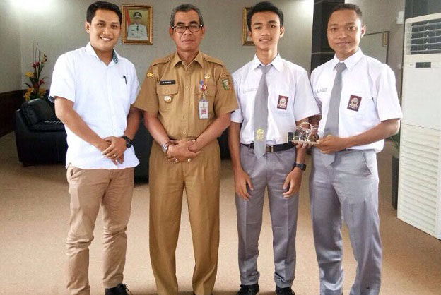 HEBAT...Tim Robotika MAN 1 Kuansing Wakili  Riau Lomba  Robot Nasional di  Jakarta