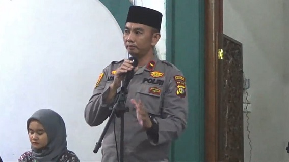Kapolsek Benai Hadiri Pembukaan MTQ  Masjid Nurul Iman di Desa Benai Kecil