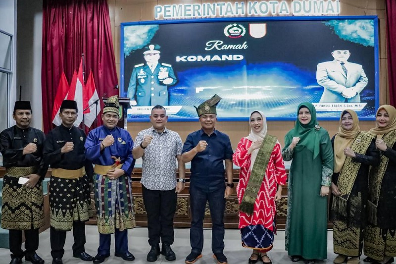 Pjs Wako Dumai  Terima Kunjungan  Danrem 031/Wira Bima Brigjen TNI Sugiyono