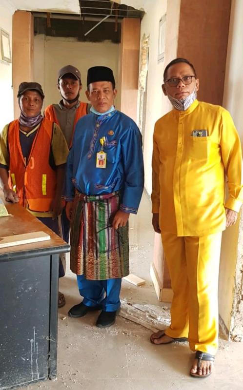 MD Kecewa Berat, CV Amira Pratama Diduga Segaja Sabotase Proyek Rehabilitasi Gedung DPRD Pelalawan Agar Kembali Mangkrak