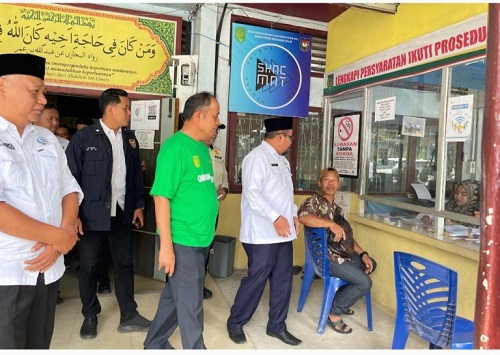 Pj Bupati Inhil Pastikan Pelayanan Dukcapil Berjalan Maksimal