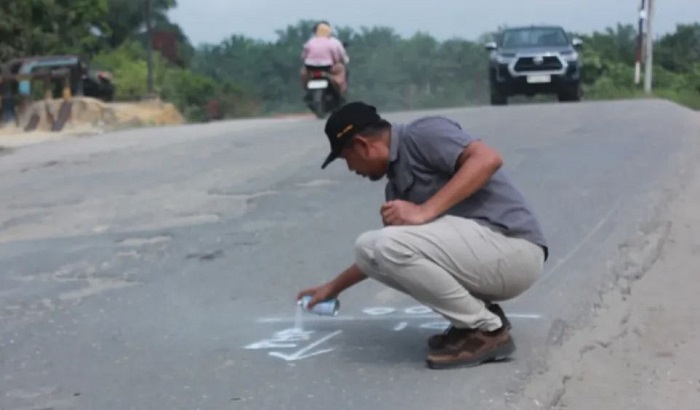 Pemprov Riau Mulau Tahapan Perbaikan Jalan Ruas Simpang Minas-Simpang Pemda dan Tualang Timur