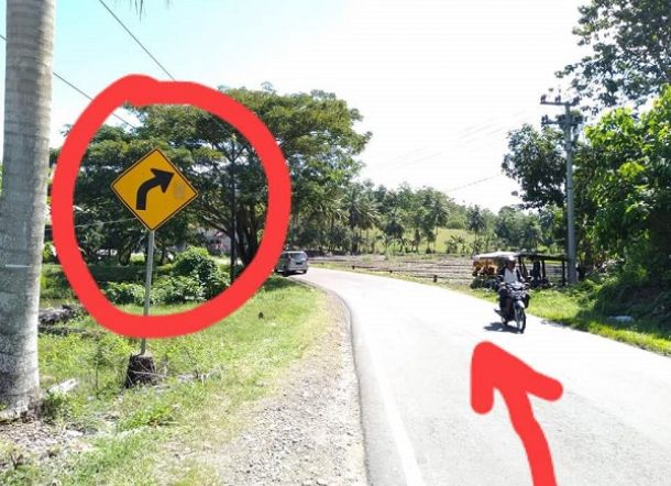 Heboh! Warganet Ramai-ramai Komentari Rambu Lalu Lintas Ini, Apa yang Salah?