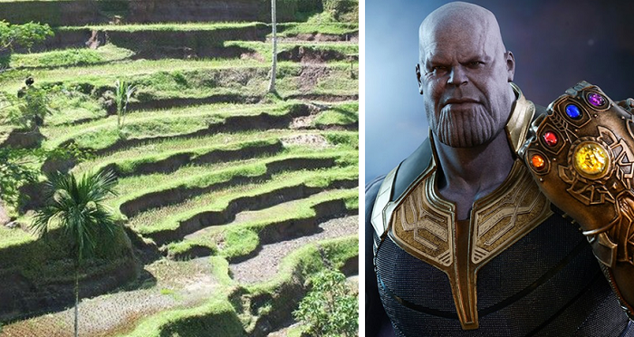 PENASARAN...Mungkinkah Ini Sawah Tempat Thanos Bersantai di Akhir Film Avengers: Infinity War?