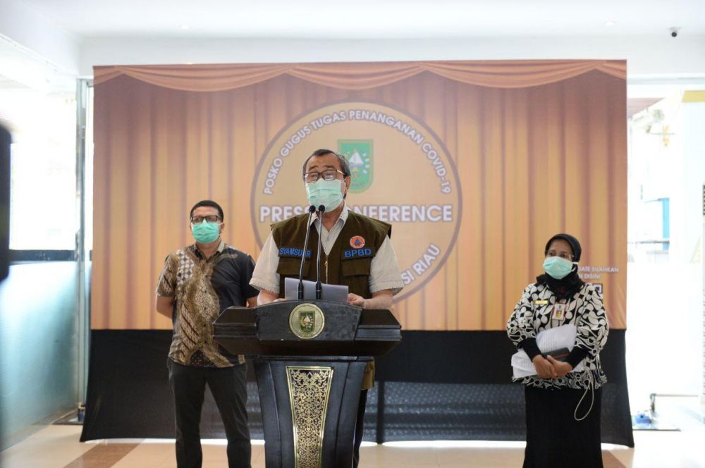ODP Capai 20.004, Gubri: Setiap Orang yang Datang ke Riau Langsung Berstatus ODP