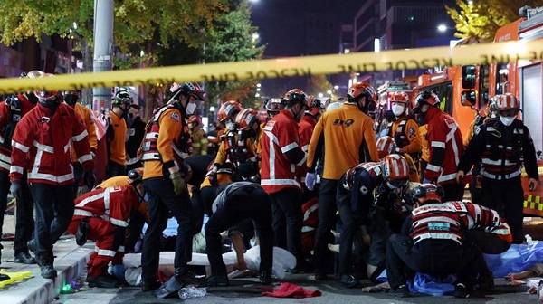 Ngeri! Tragedi Pesta Halloween di Itaewon Korsel Tewaskan 146 Orang