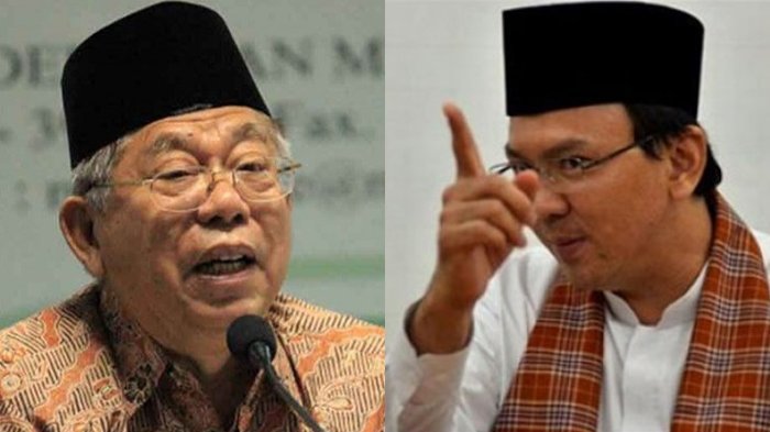 Beredar Isu Bakal Digantikan Ahok Bila Jadi Wapres, Ma'ruf Amin: Memang Pemilihan RT?
