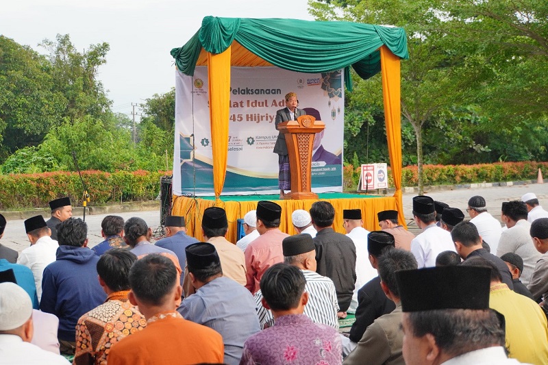 Shalat Idul Adha di Kampus UMRI, Khotib Ajak Jamaah Wujudkan Ketauladanan Nabi Ibrahim