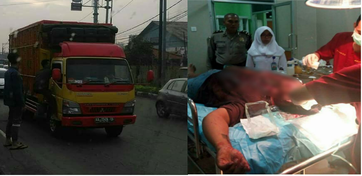Tak Diberi Tumpangan, Anak Punk Ngamuk, Sopir Truk Dibacok Hingga Nyaris Tewas