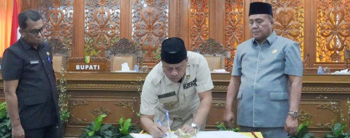 Pemerintah dan DPRD Kuansing Teken Nota Kesepakatan KUA–PPAS 2026