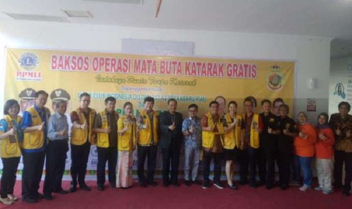 Plh Sekko Hadiri Baksos Operasi Katarak Lions Club 