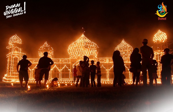 Dua Tahun Absen, Pemko Dumai Kembali Gelar Festival Lampu Colok