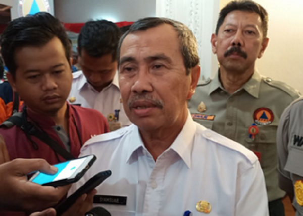 Pasrah! Gubernur Syamsuar Sebut Karhutla di Riau hanya akan Padam oleh Hujan Deras