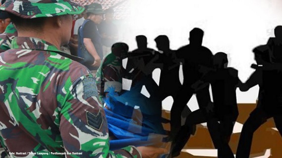 Sedang Menyanyi Saat Kondangan, Anggota TNI  Ditikam Lima Liang Hingga Tewas