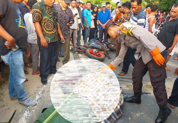 Selip di Tikungan, Pengendara Honda CBR Tewas Terlindas Truk Tangki