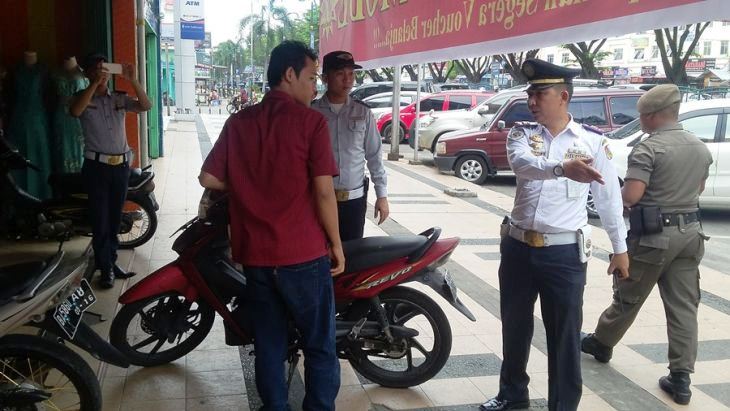 Langgar Aturan, Dishub Lakukan Penertib di Pedestrian