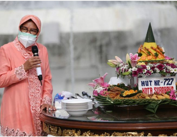 Rayakan Hari Jadi Kota Surabaya ke-727, Risma: Kemarin Saya marah-marah, Sudah tak Tertahankan...