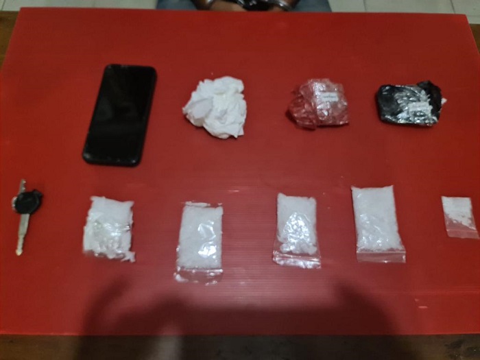 Tim Mata Elang Polres Kuansing Kembali Ringkus Peredaran 110 Gram Sabu