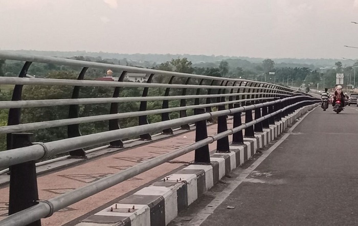 Benar-Benar Kelewatan! Besi Jembatan Siak IV Juga 'Dimakan' Maling....