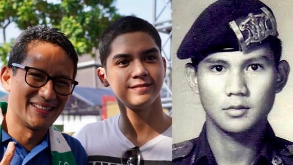 Pilih, Bila 20 Tahun lalu, Mana yang Ganteng, Prabowo  Sandi atau  Al Ghazali?