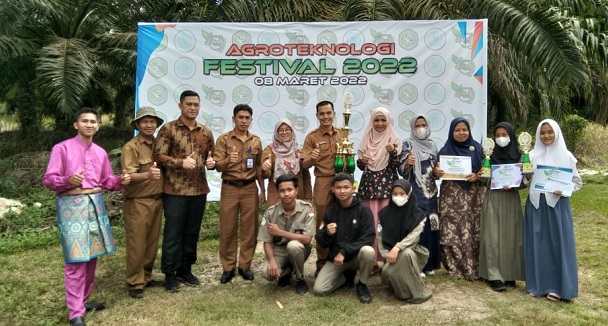 SMK Negeri 1 Tambusai-Rohul, Raih Juara Umum Pada Ajang Agroteknologi 2022