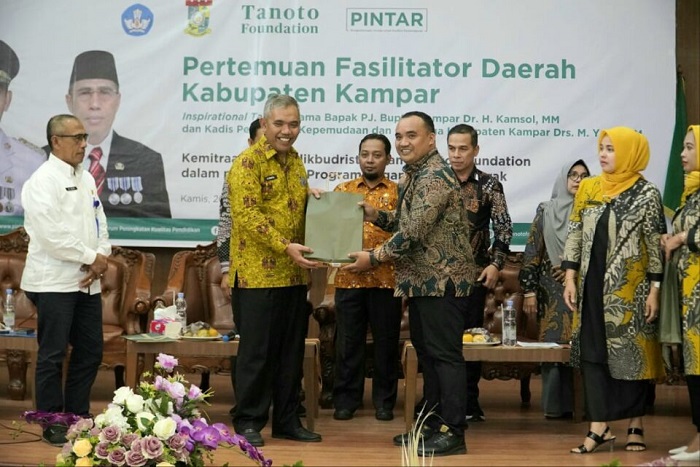 Bersama Tanoto Foundation, Fasilitator Daerah Kampar Gelar Inspirational Talk dengan Pj. Bupati Kampar