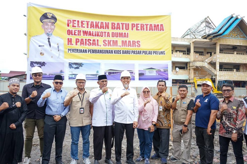 Pemkot Dumai Bangun kembali Pasar Pulau Payung