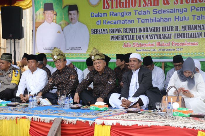 Gubri Hadiri Istighotsah dan Syukuran di Inhil