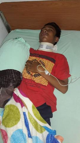 Malang... Habibie Pingsan Seketika dan Masuk Rumah Sakit Usai Dibogem Pekerja Bengkel di Kuansing