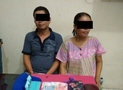 Suami Istri Warga Desa Sei Liti Kampar Kiri Ditangkap Bersama Belasan Paket Shabu