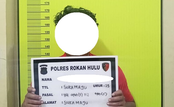 Tiga Hari Diintai, Polisi Tangkap  Terduga Pelaku Tindak Pidana  Narkotika di Ujung Batu