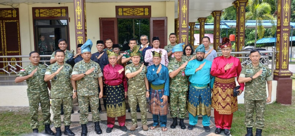 Jajaran TNI dan LAMR Perkuat Sinergi Penanganan Karhutla di Riau