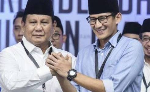 Usai Shalat Jumat, Prabowo-Sandi Ajukan Gugatan Pemilu ke MK