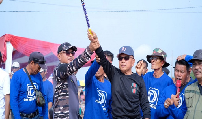 Plt Bupati Asmar Buka Lomba Mancing Timang Sungai Suir 2023