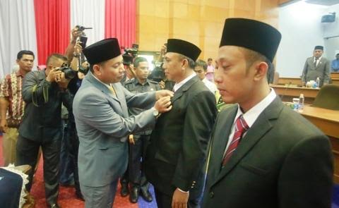 PAW Anggota DPRD Siak, Thoha Nasrudin dan Hasan Fatoni Resmi Dilantik
