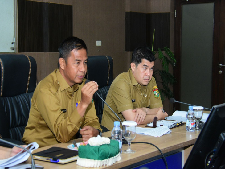 Bupati Kampar  Pimpin Rapat Terkait Surat Edaran Mendagri Tentang Transformasi Budaya Kerja ASN di Lingkungan Pemerintah Daerah