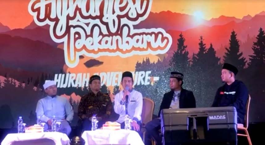 Ustadz Hasbu Tampil di Hijrahfest  Pekanbaru 2019