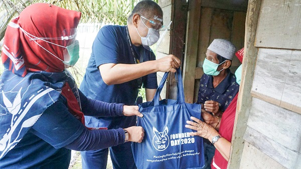 Aksi RGE Founder's Day 2020, RAPP dan APR Salurkan Bantuan  di Empat Kabupaten di Riau