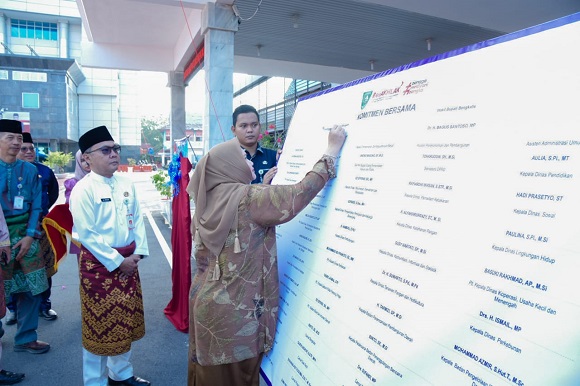 Bupati Bengkalis Launching Core Value ASN BerAkhlak di Lingkungan Pemkab Bengkalis