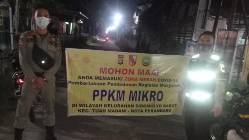 PPKM, Tim Gabungan Sekat Beberapa Ruas Jalan